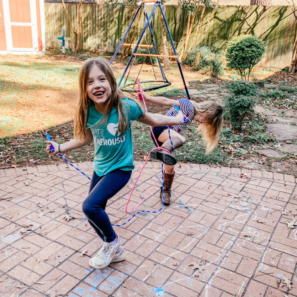 jump rope and learn through play skip count