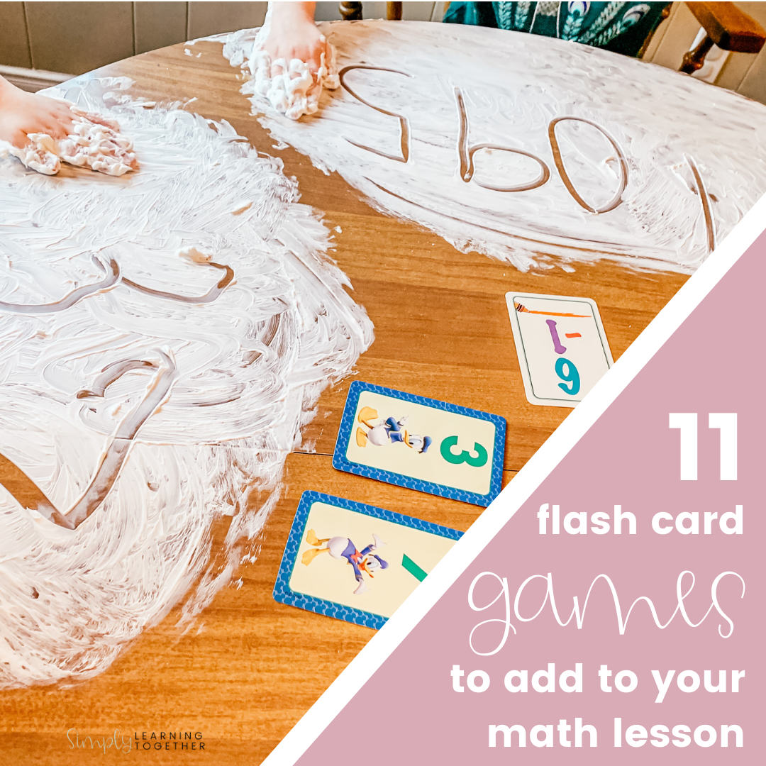 11 Flash Cards Games To Add To Your Math Lesson - Simply Learning Together