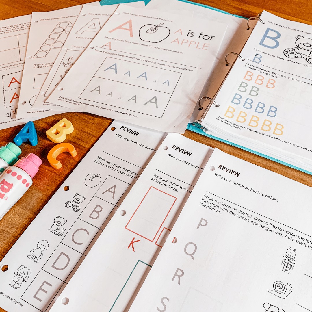 alphabet workbook