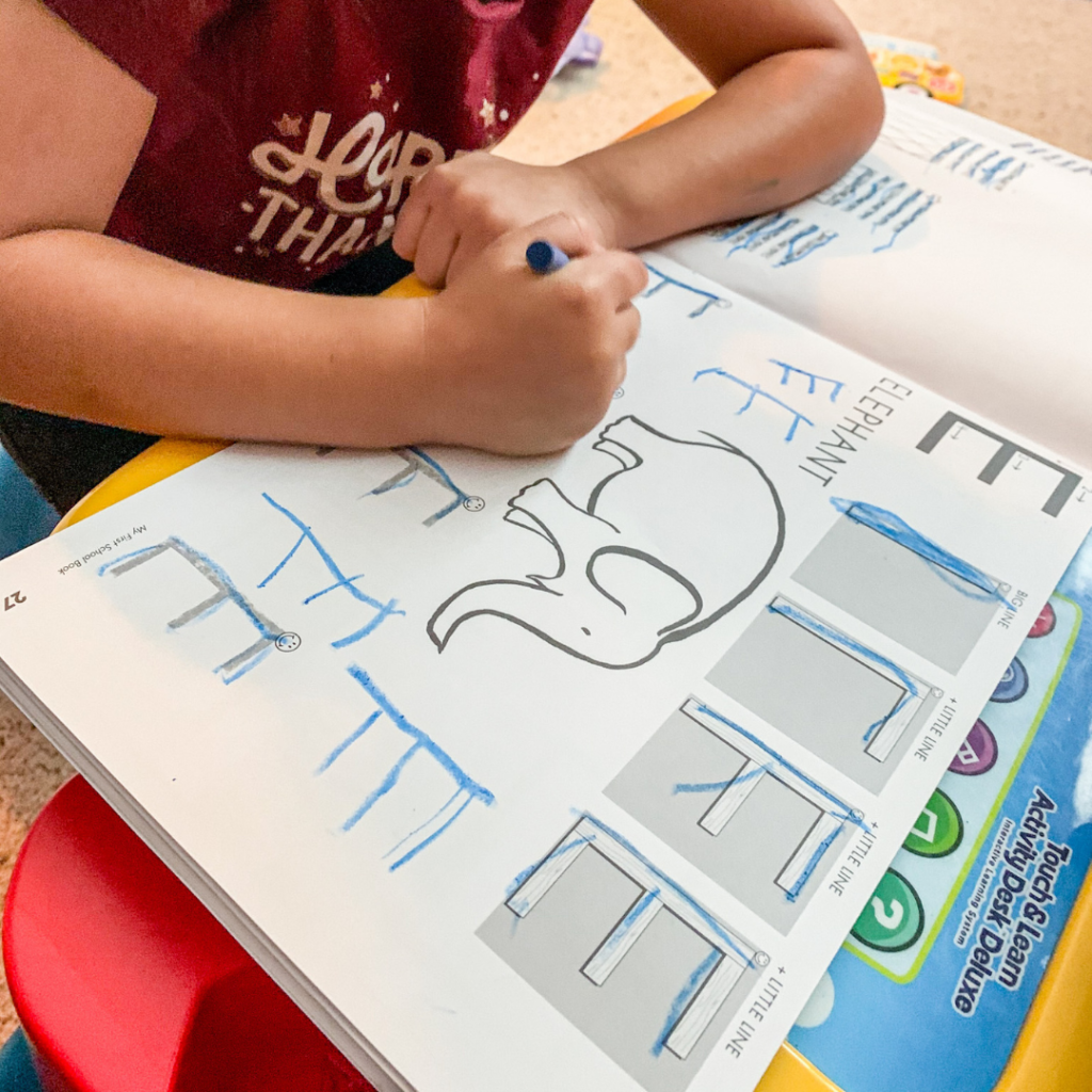 preschool handwriting book