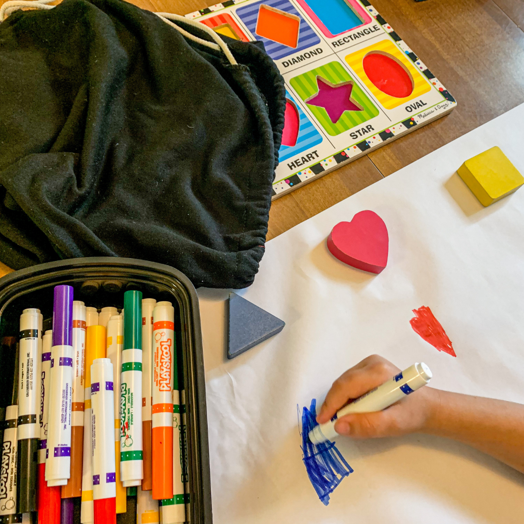 10 Ways to PLAY with Shapes Using Items Around Your House