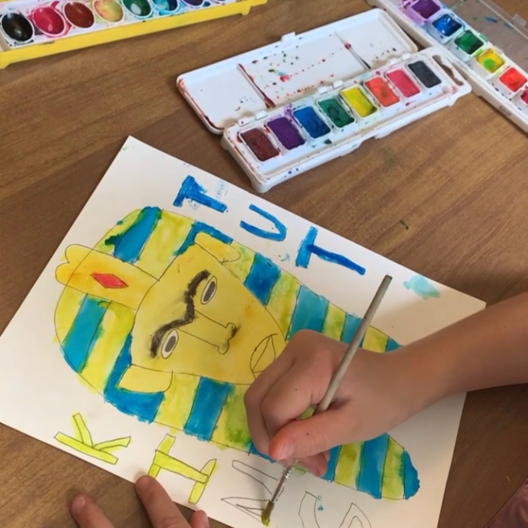 Simple History Unit Study - Ancient Egypt Simple History Unit Study - Ancient Egypt - Water coloring