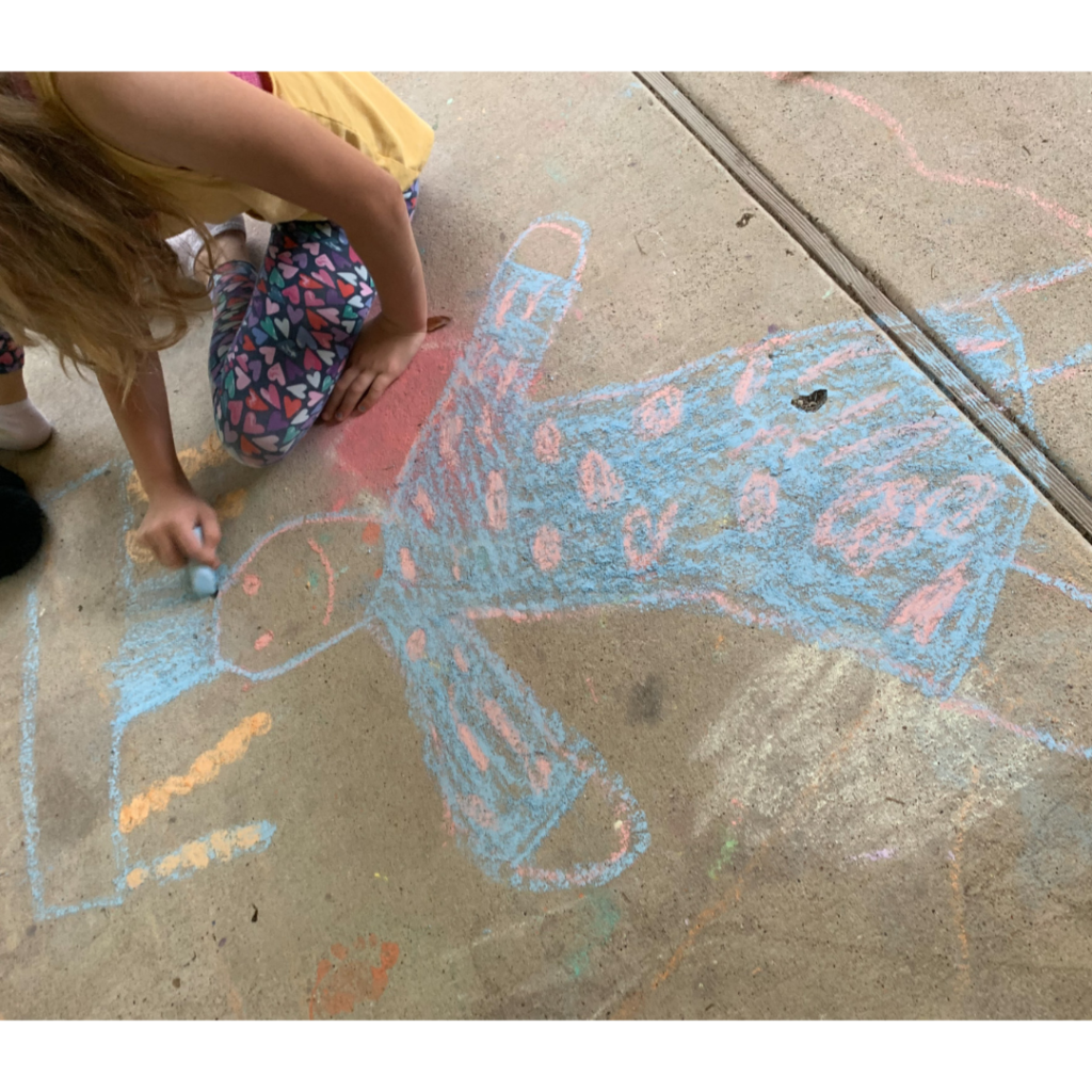 chinese clothing sidewalk chalk