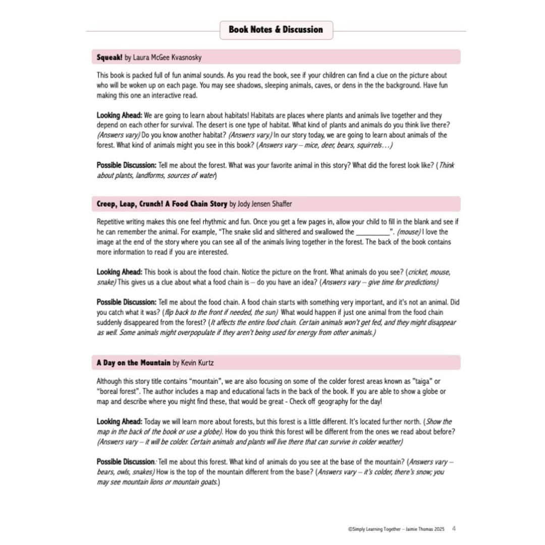 Science Through Picture Books | Terrestrial (Land) Habitats 8 Science Through Picture Books | Terrestrial (Land) Habitats - Image 8