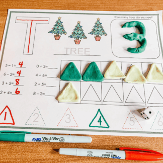 Write and Play Christmas | Addition and Subtraction