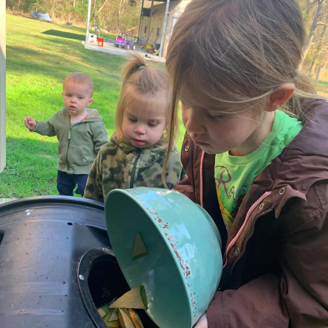 What is Homeschool Kindergarten really like? composting