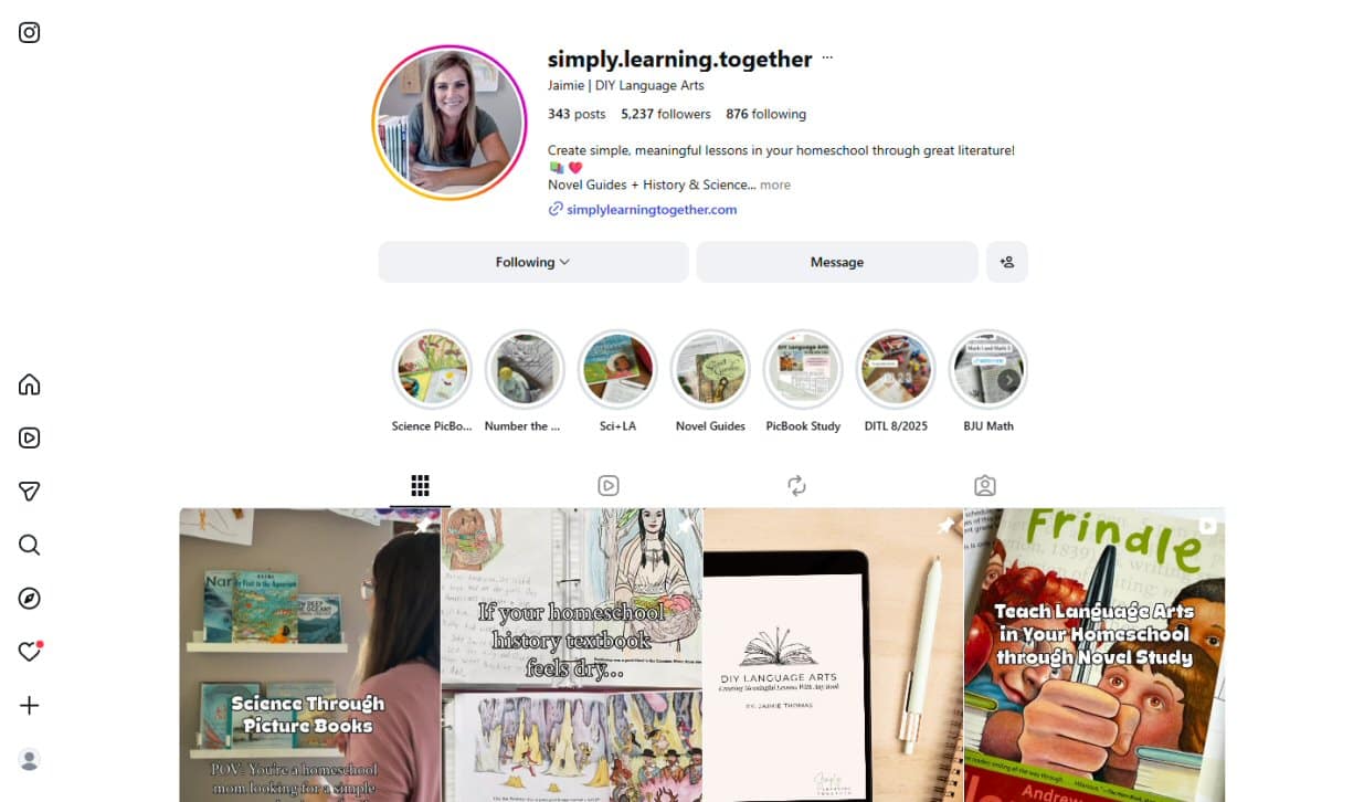 Simply Learning Together on Instagram Simply Learning Together on Instagram