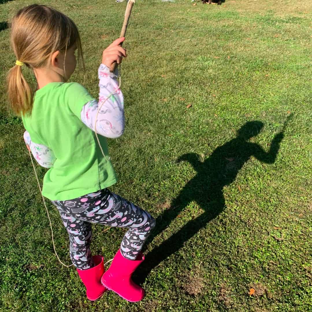What is Homeschool Kindergarten really like? shadow pic